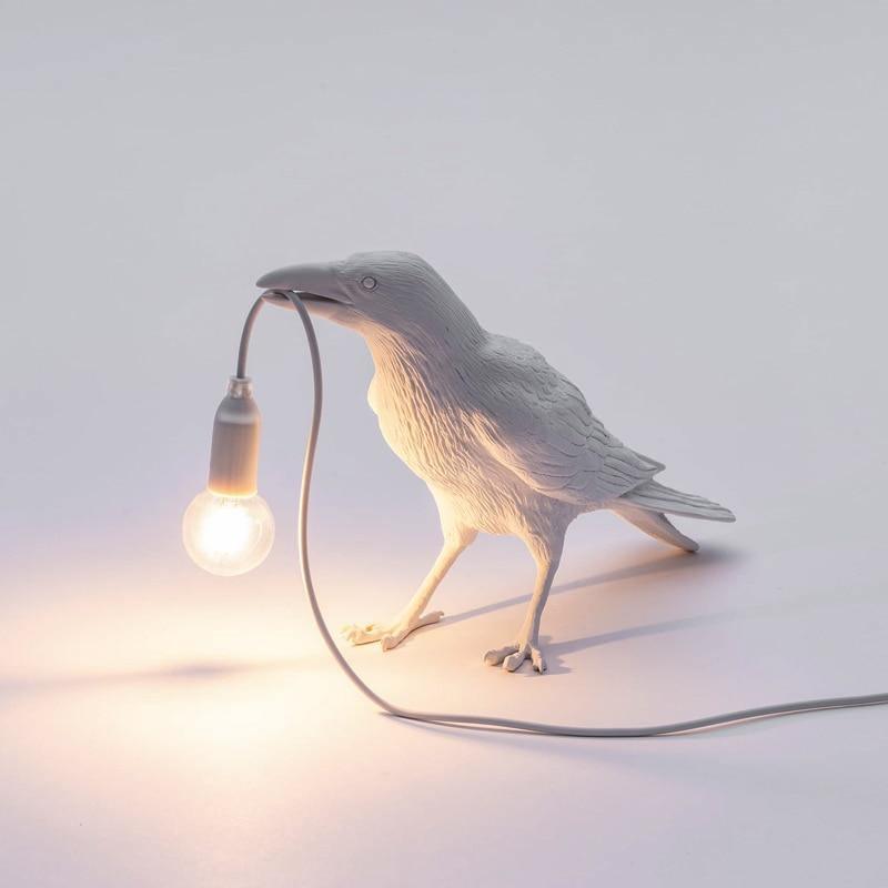 Gianluca Bird Lamp - b11house White / Standing / US Lamps