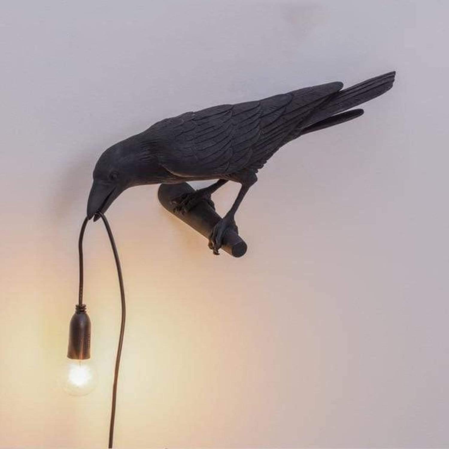 Gianluca Bird Lamp - b11house Black / Wall Left / US Lamps